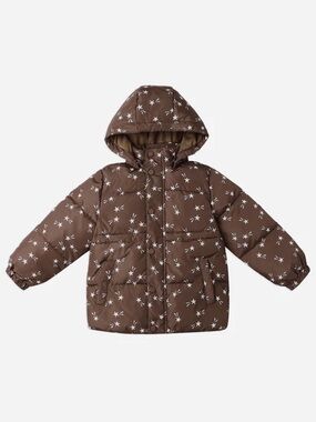 Rylee + Cru Puffer Jacket in Brown Shooting
Stars